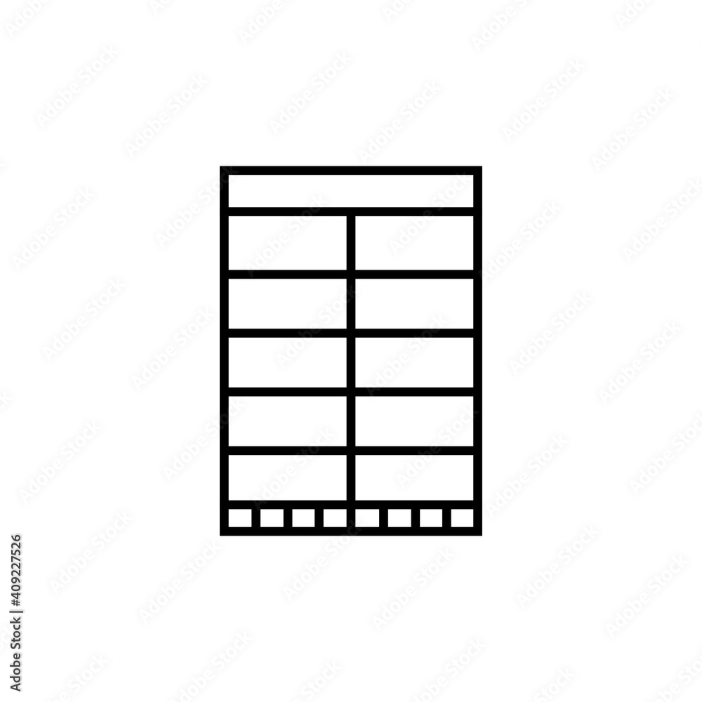 Double Fridge icon. Household equipment vector illustration. Double Fridge icon. Household equipment vector illustration.