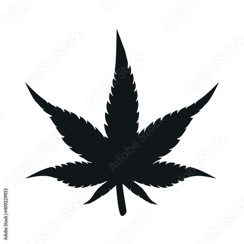 Cannabis leaves seamless, legalized culture, design element