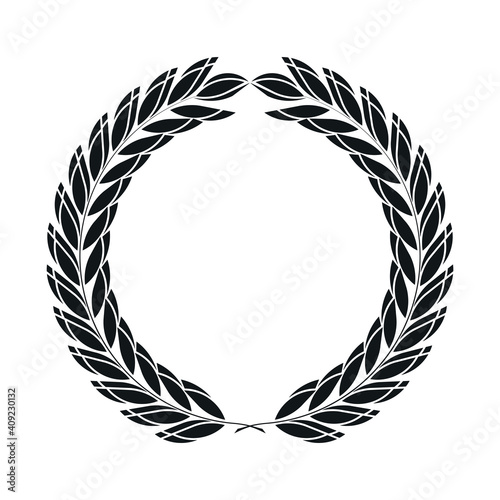 icon laurel wreath, spotrs design - original illustration