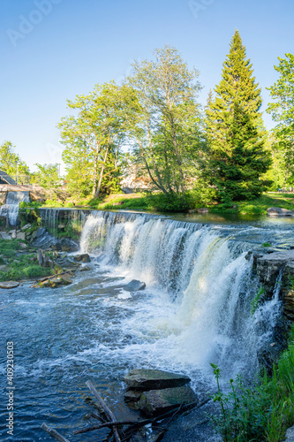 View of Keila waterfall, Keila-Joa, Estonia