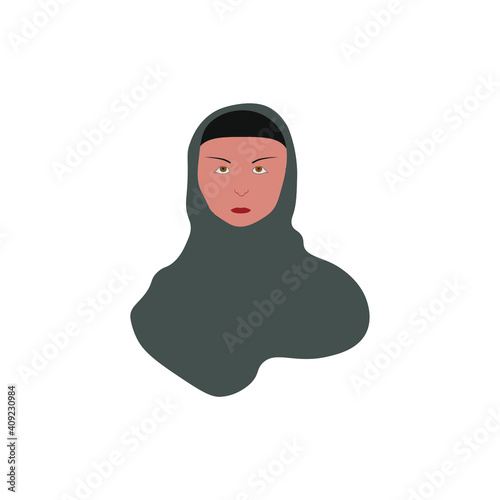 background of woman with hijab