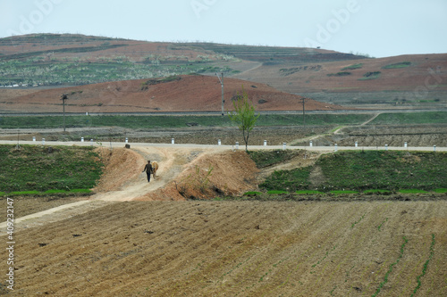 North Korea. Countryside photo