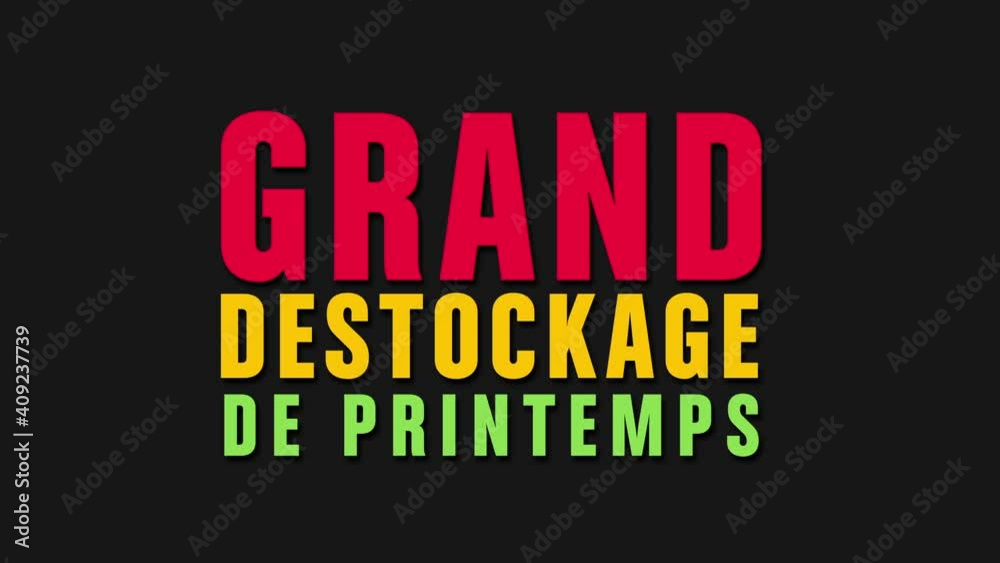 grand destockage de printemps grand destockage de printemps
