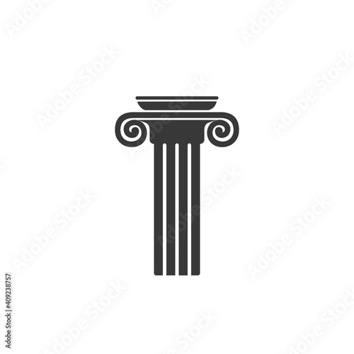Column Logo vector Template design illustration icon