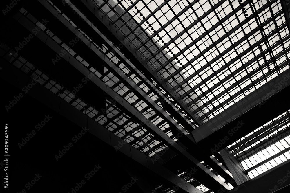 ceiling of a building ceiling of a building