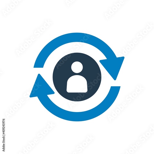 Employee flow icon
