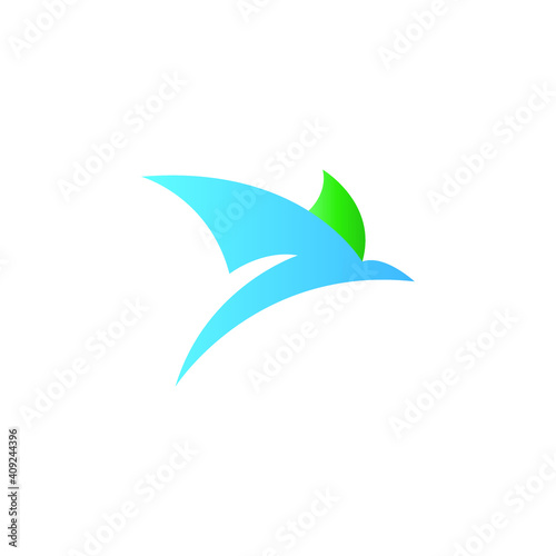 this is flying  birds icon design