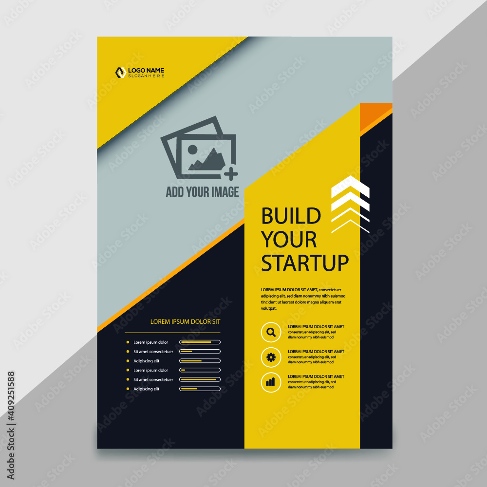 Business Flyer Template, Creative Brochure Cover and Poster Design, a4 size page Business Flyer Template, Creative Brochure Cover and Poster Design, a4 size page
