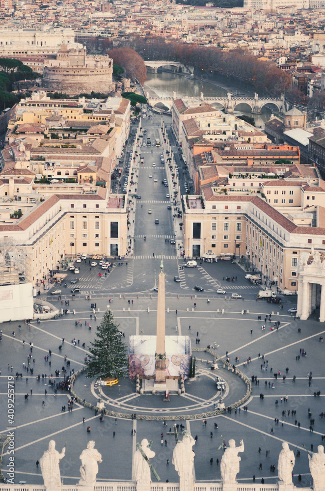 Fototapeta premium Piazza San Pietro | Rome, Italy | Europe Travel Series