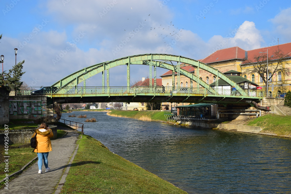 Obraz premium Zrenjanin Serbia is the oldest bridge called Mali most.