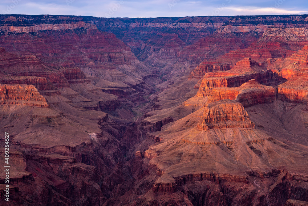 Grand Canyon at sunset, Yavapai Point, Grand Canyon National Park, Arizona, USA Grand Canyon at sunset, Yavapai Point, Grand Canyon National Park, Arizona, USA