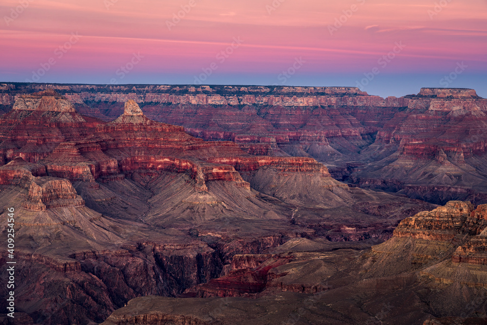 Scenic view of Grand Canyon at sunset, Hopi Point, Grand Canyon National Park, Arizona, USA Scenic view of Grand Canyon at sunset, Hopi Point, Grand Canyon National Park, Arizona, USA