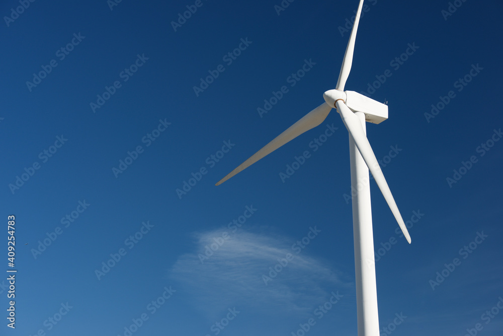 Windmill for electric power production in Spain. Windmill for electric power production in Spain.