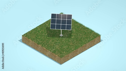 Solar Panels Animation