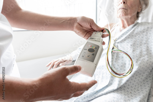 control box for a heart rate monitoring system,