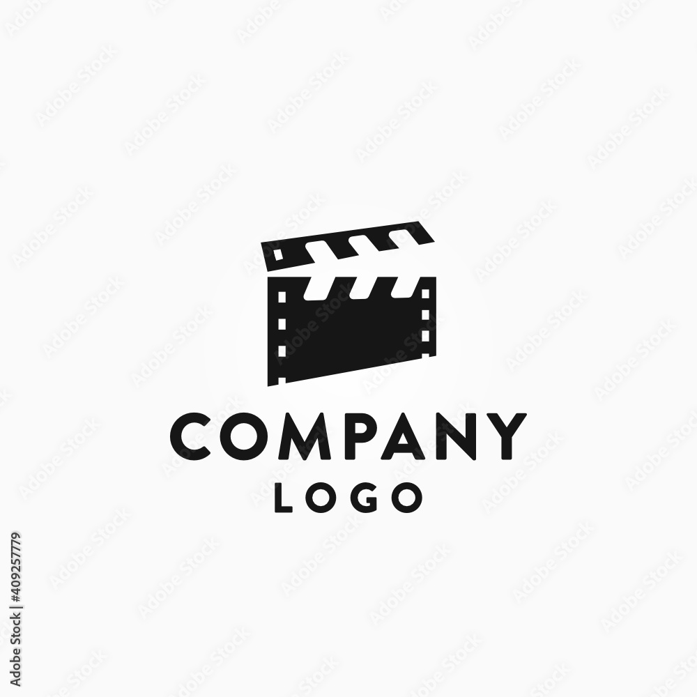 Naklejka premium video camera logo
