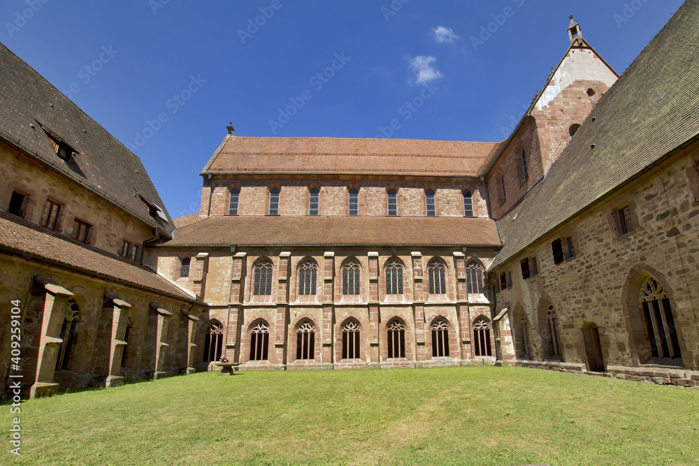 Alpirsbach Abbey (Kloster Alpirsbach) is a former monastery and seminary located at Alpirsbach in Baden-Württemberg, Germany. Alpirsbach Abbey (Kloster Alpirsbach) is a former monastery and seminary located at Alpirsbach in Baden-Württemberg, Germany.
