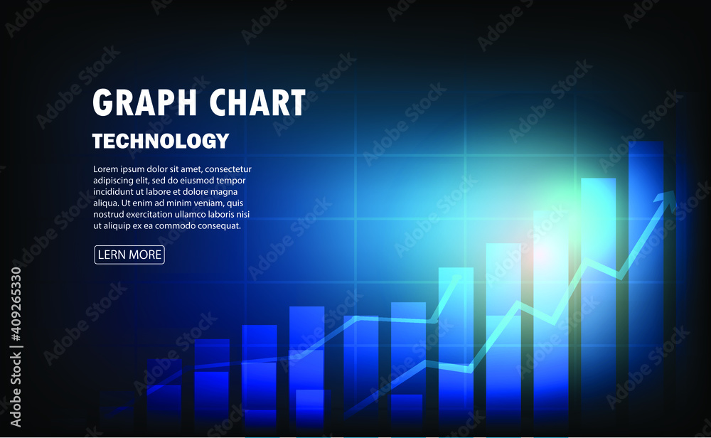 graph candle stick graph chart of stock market investment trading, Bullish point, Bearish point. trend of graph vector