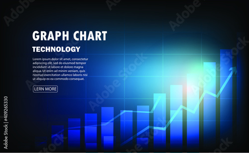 graph candle stick graph chart of stock market investment trading, Bullish point, Bearish point. trend of graph vector
