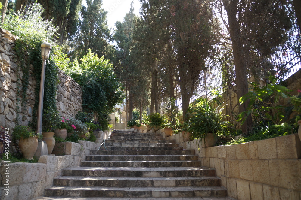 stairway to the garden