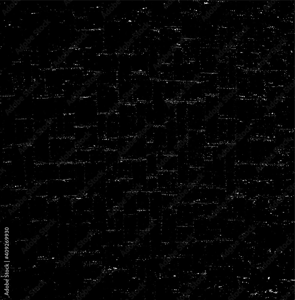 Rough black and white texture vector. Distressed overlay texture. Grunge background. Abstract textured effect. Vector Illustration. Black isolated on white background. EPS10