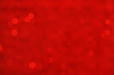 Red holiday bokeh