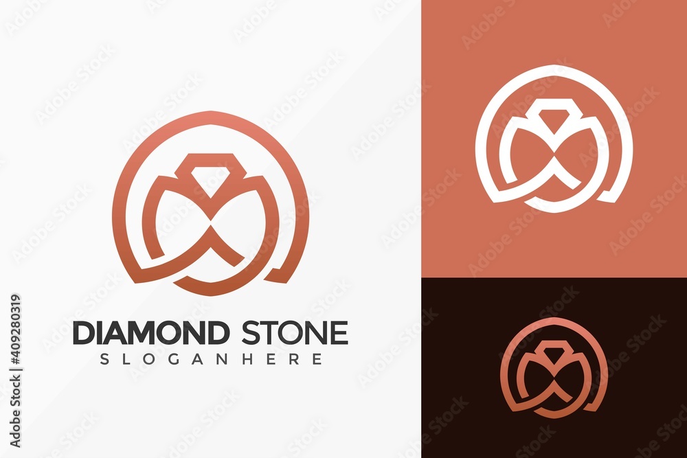 Diamond Jewellery Logo Design, Minimalist Logos Designs Vector Illustration Template Diamond Jewellery Logo Design, Minimalist Logos Designs Vector Illustration Template