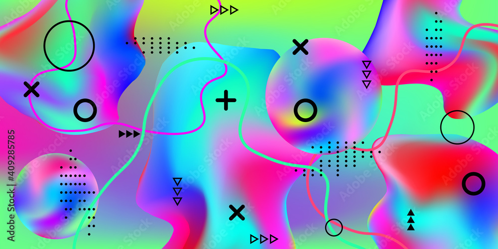 Fototapeta premium Modern design poster