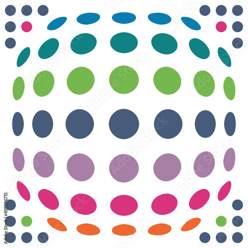 abstract logo design dots 1