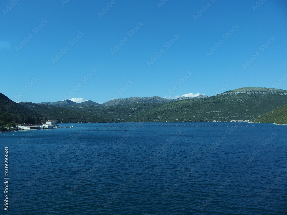One of the countless bays of the Croatian Coast, here near Dubrovnik One of the countless bays of the Croatian Coast, here near Dubrovnik