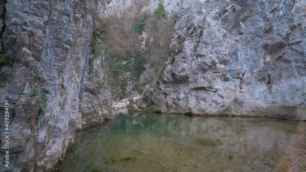 Amazing view of Harmankaya canyon in Bilecik. 4K Footage in Turkey Amazing view of Harmankaya canyon in Bilecik. 4K Footage in Turkey