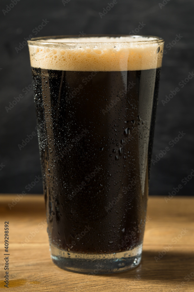 Refreshing Boozy Dark Stout Beer Refreshing Boozy Dark Stout Beer
