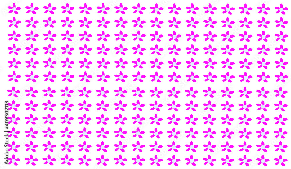 Pattern with pink flowers on background. Vector illustration Pattern with pink flowers on background. Vector illustration