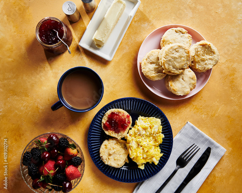 Warm Breakfast Scene
