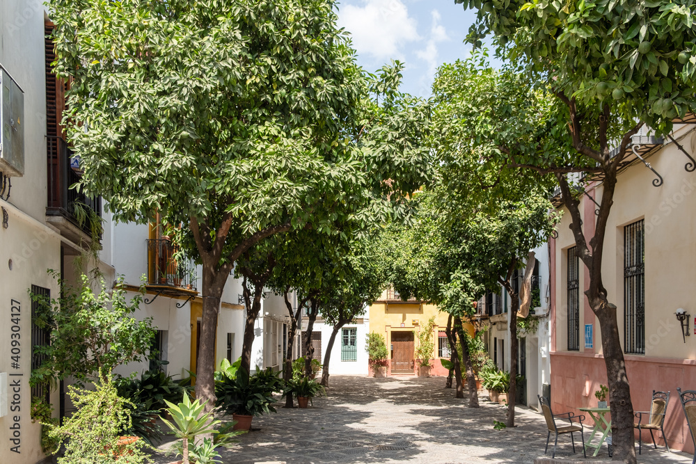 Calles en el Barrio Judío de Sevilla