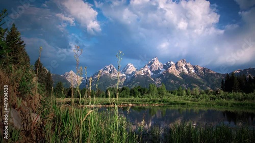 Grand Teton Slider Time Lapse 4K | Grand Teton National Park | Schwabacher Landing