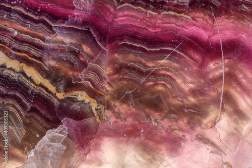 Wallpaper Mural macro mineral stone fluorite on a white background Torontodigital.ca