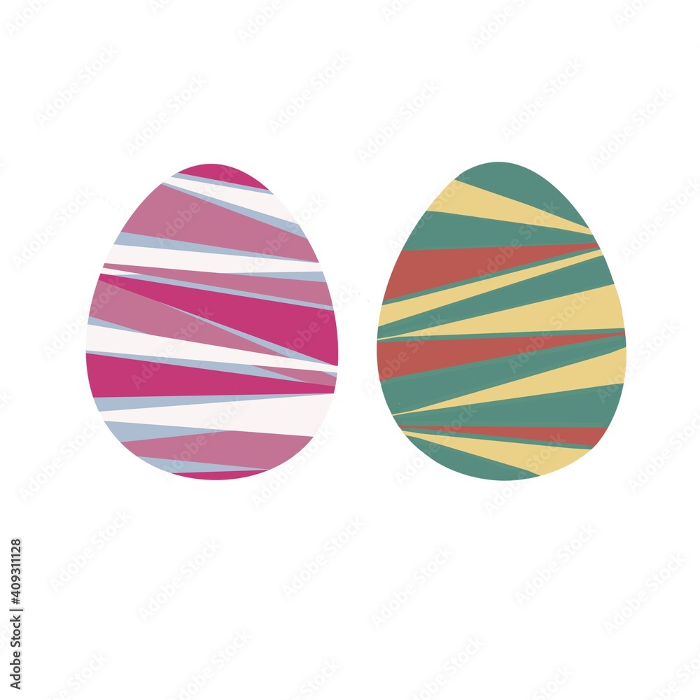 Easter eggs. Easter. Eggs with colorful patterns. Easter eggs. Easter. Eggs with colorful patterns.