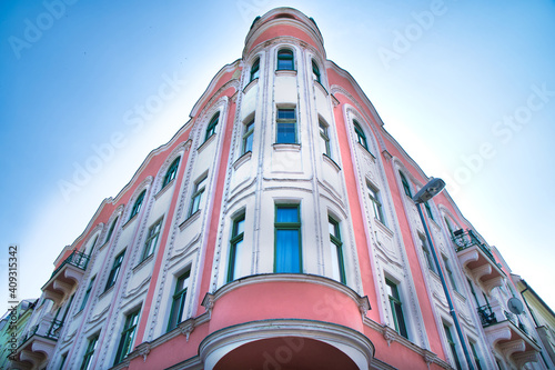 Bratislava downtown is full of historical buildings built in neoclassical style