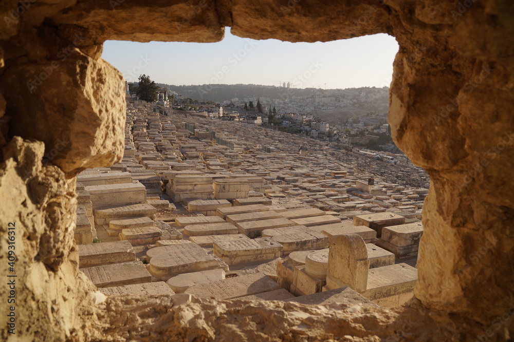 Jewish Cemetery on the Mount of Olives