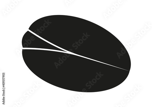 Icono de pistacho en fondo blanco.