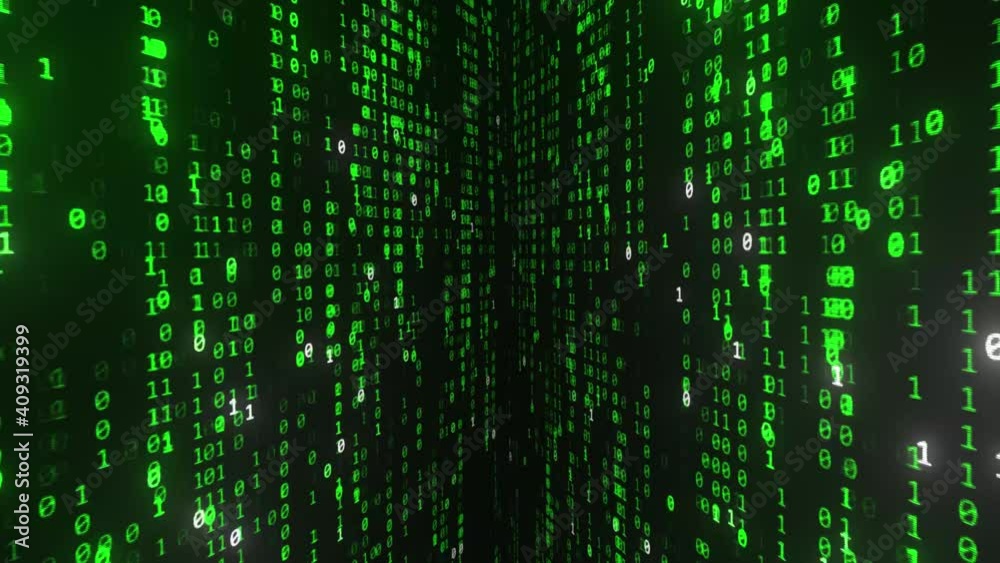Matrix code background loop