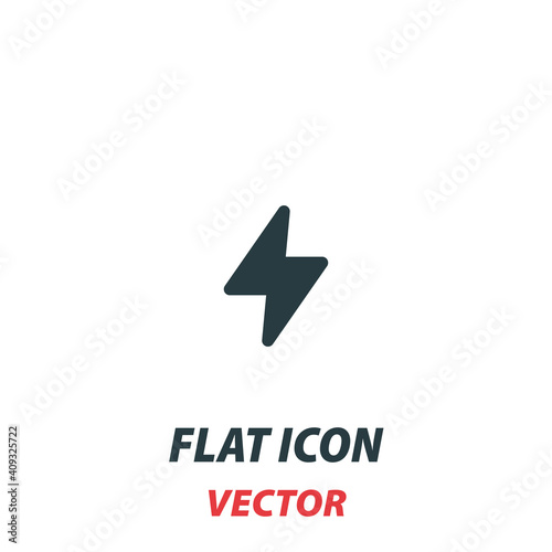 Flash Bolt of lightning icon in a flat style. Vector illustration pictogram on white background. Isolated symbol suitable for mobile concept, web apps, infographics, interface and apps design Free Download Flash Bolt of lightning icon in a flat style. Vector illustration pictogram on white background. Isolated symbol suitable for mobile concept, web apps, infographics, interface and apps design - GFXLoad