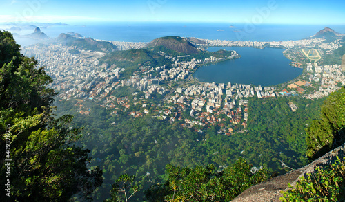 Panorama of Rio de Janeiro, Brazil
