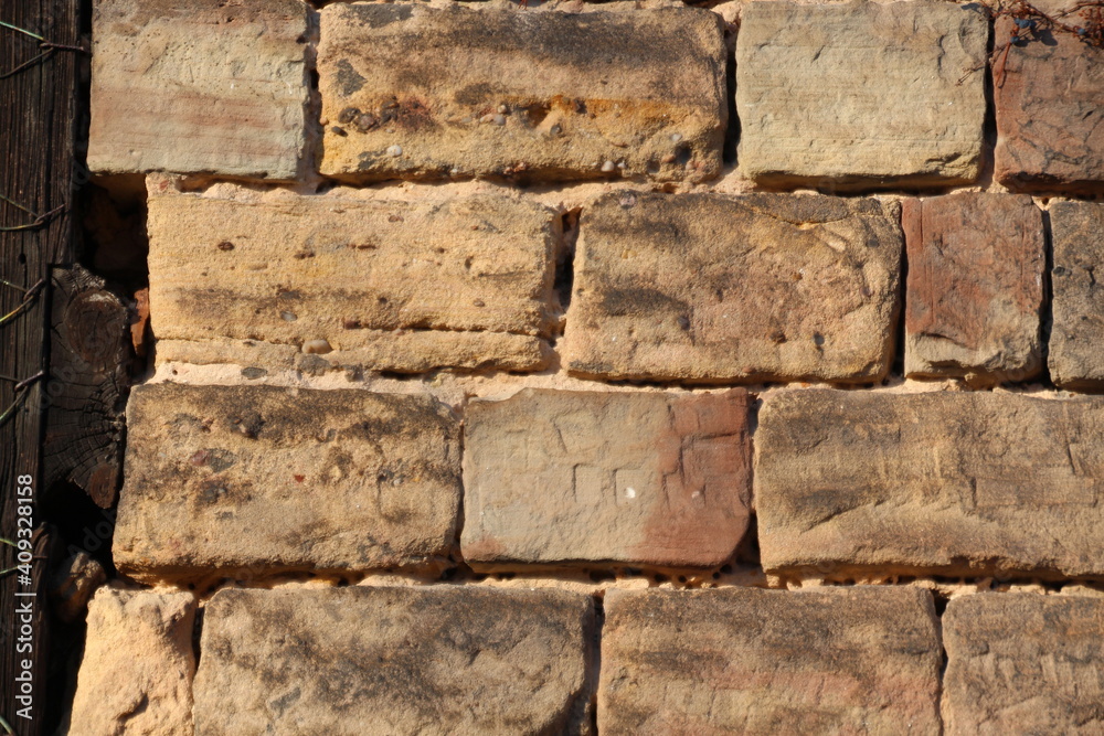 Obraz premium Mauersteine hell