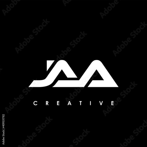 JAA Letter Initial Logo Design Template Vector Illustration photo