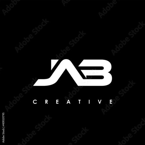 JAB Letter Initial Logo Design Template Vector Illustration