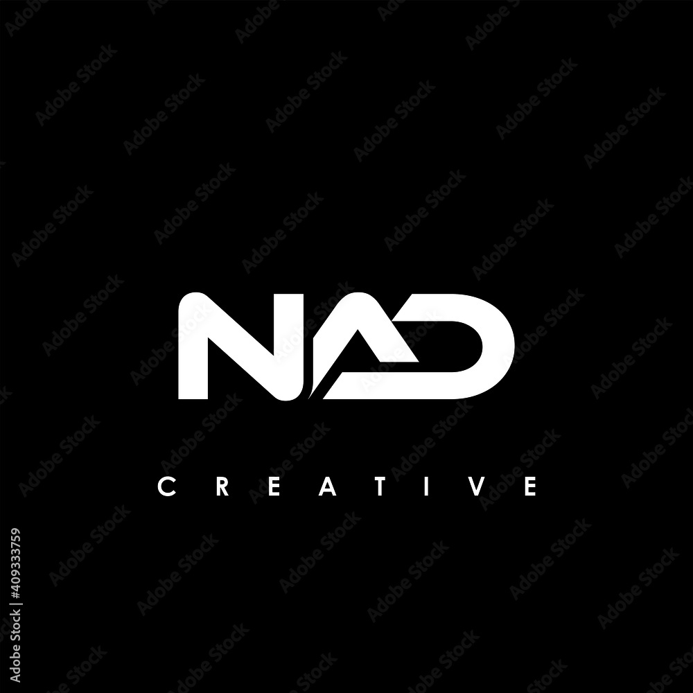 NAD Letter Initial Logo Design Template Vector Illustration NAD Letter Initial Logo Design Template Vector Illustration