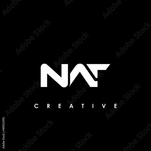 NAT Letter Initial Logo Design Template Vector Illustration