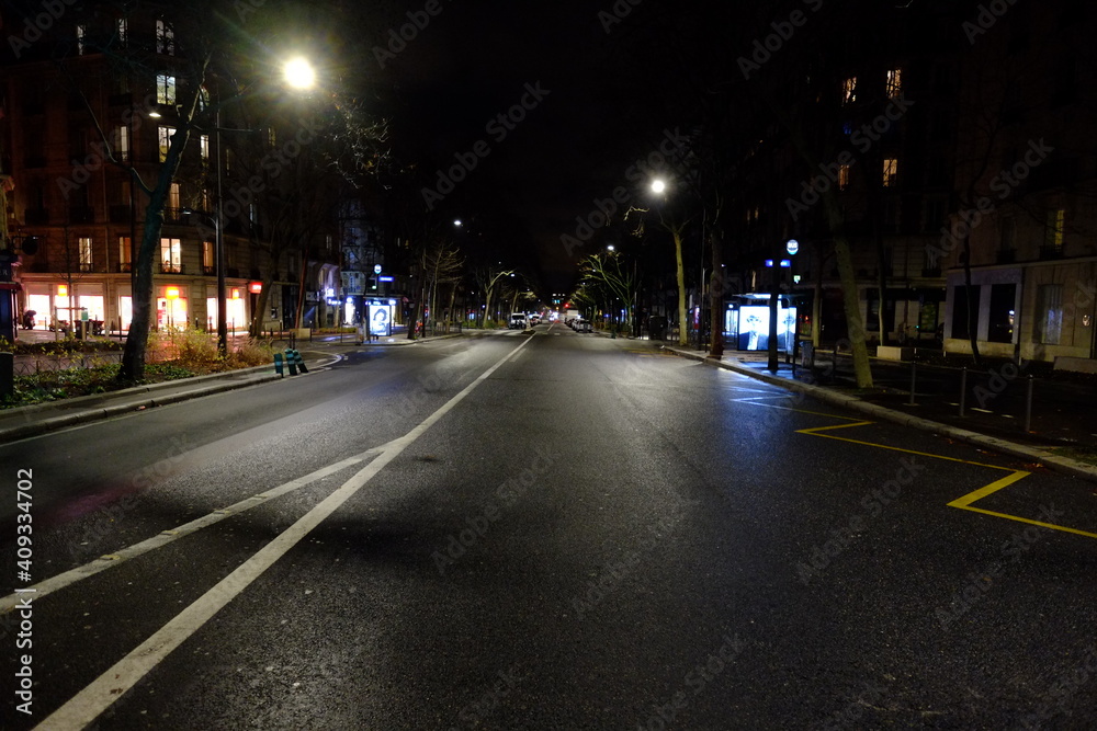 Paris, 15th arrondissement, France - January 24th 2021 : Paris, 15th arrondissement, France - January 24th 2021 :